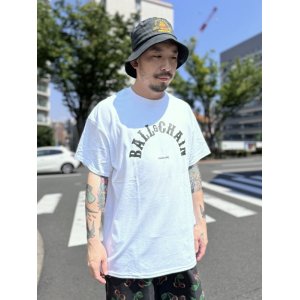 画像1: FUCKIN' MELLOW CLOTHING / BALL&CHAIN artwork by PICTURE MOUSE 半袖 Tシャツ WHITE