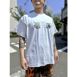 画像3: FUCKIN' MELLOW CLOTHING / Old Panther artwork by JUN of Black Star Tattoo 半袖 Tシャツ WHITE