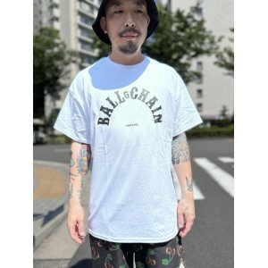画像2: FUCKIN' MELLOW CLOTHING / BALL&CHAIN artwork by PICTURE MOUSE 半袖 Tシャツ WHITE
