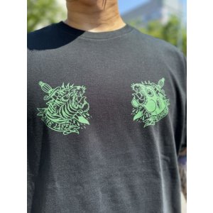 画像4: FUCKIN' MELLOW CLOTHING / Old Panther artwork by JUN of Black Star Tattoo 半袖 Tシャツ BLACK