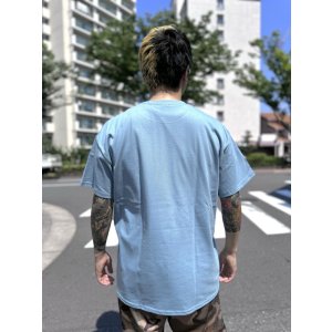 画像5: FUCKIN' MELLOW CLOTHING / BALL&CHAIN artwork by PICTURE MOUSE 半袖 Tシャツ STONE BLUE