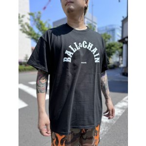 画像4: FUCKIN' MELLOW CLOTHING / BALL&CHAIN artwork by PICTURE MOUSE 半袖 Tシャツ BLACK