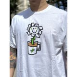 売り切れ次第廃番 GREEN DAY OAKLAND COFFEE WORKS / FLOWER POT Tシャツ WHITE