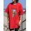 画像2: 送料無料 OPIE ORTIZ x BALL&CHAIN / "ORTIZ" 1998-2024 Reprint Red Devil Tシャツ レッド (2)