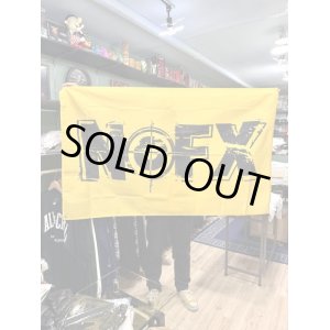 画像1: 送料無料 ラスト1枚で終了 NOFX / LOGO バナーフラッグ