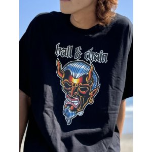 画像4: 送料無料 OPIE ORTIZ x BALL&CHAIN / "ORTIZ" 1998-2024 Reprint Red Devil Tシャツ ブラック