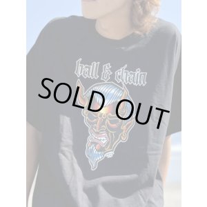 画像4: 送料無料 OPIE ORTIZ x BALL&CHAIN / "ORTIZ" 1998-2024 Reprint Red Devil Tシャツ ブラック