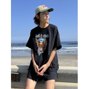 画像2: 送料無料 Lサイズ3枚のみ OPIE ORTIZ x BALL&CHAIN / "ORTIZ" 1998-2024 Reprint Red Devil Tシャツ ブラック