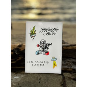 画像1: ラスト1枚で終了 LONG BEACH DUB ALLSTARS / Tattoo Flash Artwork by Opie Ortiz ステッカーパック 