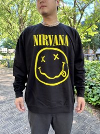 送料無料 2XLラスト1枚で終了 NIRVANA / Yellow Happy Face スウェット