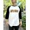 画像5: M、Lサイズ各1枚で終了 LONG BEACH DUB ALLSTARS / Logo ラグラン七分Tシャツ ブラック/ホワイト