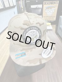 ラスト1枚で終了 DGWD / OWL NIGHTER スナップバックメッシュキャップ DESERT CAMO