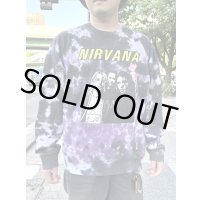送料無料 L、2XLラスト1枚づつで終了 NIRVANA / Flipper タイダイスウェット