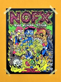 送料無料 ラスト5枚で終了  NOFX / San Pedro Day1 Artwork by Dirty Donny シルクスクリーンポスター