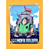 送料無料 ラスト5枚で終了 FAT WRECK CHORDS / ″NOFX LAST SHOW″ 300枚限定販売 シルクスクリーンポスター