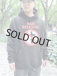 送料無料 2XLサイズ1枚のみの入荷 BAD RELIGION / Classic Cross Buster プルオーバーパーカー