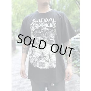 画像4: 1000円OFF Lサイズラスト1枚で終了 SUICIDAL TENDENCIES / Skater Skull Tシャツ ブラック