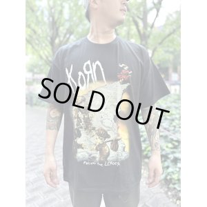 画像1: XLラスト1枚で終了 KORN / Follow the Leader Tシャツ ブラック