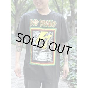 画像1: Mサイズラスト1枚で終了 BAD BRAINS / Capital Tシャツ ブラック