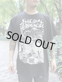 1000円OFF Lサイズラスト1枚で終了 SUICIDAL TENDENCIES / Skater Skull Tシャツ ブラック