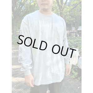 画像10: 送料無料 FUCKIN' MELLOW / LBC Skull Artwork by WACKY 長袖ポケットTシャツ グレー