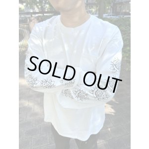 画像5: 送料無料 2XLラスト1枚で終了 FUCKIN' MELLOW / LBC Skull Artwork by WACKY 長袖ポケットTシャツ ホワイト