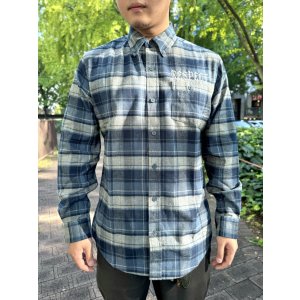 画像4: 送料無料 FUCKIN' MELLOW / RESPECT Artwork by WACKY ライトネルシャツ ネイビー