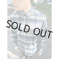 M、Lサイズ各1枚ずつで終了 送料無料 FUCKIN' MELLOW / RESPECT Artwork by WACKY ライトネルシャツ ネイビー