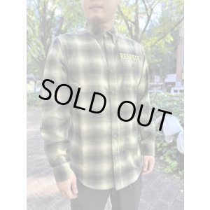 画像5: 送料無料 Mサイズラスト1枚で終了 FUCKIN' MELLOW / RESPECT Artwork by WACKY ライトネルシャツ グリーン