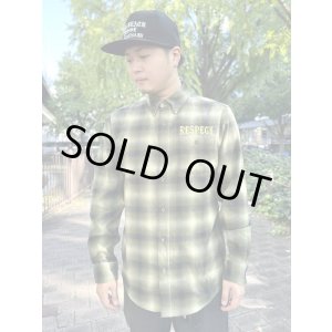 画像3: 送料無料 Mサイズラスト1枚で終了 FUCKIN' MELLOW / RESPECT Artwork by WACKY ライトネルシャツ グリーン