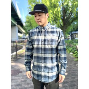 画像3: 送料無料 FUCKIN' MELLOW / RESPECT Artwork by WACKY ライトネルシャツ ネイビー