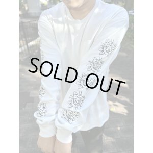 画像7: 送料無料 2XLラスト1枚で終了 FUCKIN' MELLOW / LBC Skull Artwork by WACKY 長袖ポケットTシャツ ホワイト