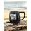 画像2: 送料無料 2個限定入荷 DOGTOWN COFFEE / 16 oz Potbelly マグカップ ブラック (2)