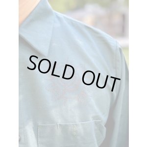 画像7: 送料無料 XLラスト2枚で終了 FUCKIN' MELLOW / LBC Skull Artwork by WACKY  REDKAP 長袖ワークシャツ スプルースグリーン