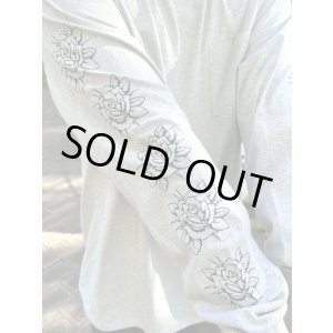 画像7: 送料無料 FUCKIN' MELLOW / LBC Skull Artwork by WACKY 長袖ポケットTシャツ グレー