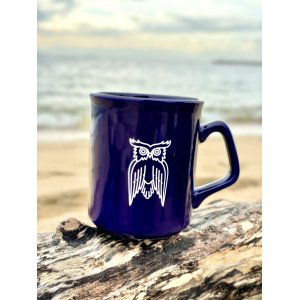 画像1: 3個限定入荷 JAMES COFFEE / 10 oz. Cobalt Owl マグカップ