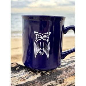 画像3: 3個限定入荷 JAMES COFFEE / 10 oz. Cobalt Owl マグカップ