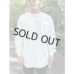 画像10: 送料無料 2XLラスト1枚で終了 FUCKIN' MELLOW / LBC Skull Artwork by WACKY 長袖ポケットTシャツ ホワイト