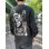 画像3: 送料無料 FUCKIN' MELLOW / LBC Skull Artwork by WACKY 長袖ポケットTシャツ ブラック