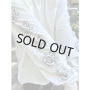 画像6: 送料無料 2XLラスト1枚で終了 FUCKIN' MELLOW / LBC Skull Artwork by WACKY 長袖ポケットTシャツ ホワイト