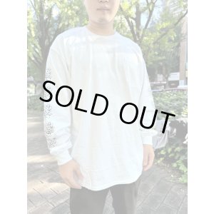 画像9: 送料無料 2XLラスト1枚で終了 FUCKIN' MELLOW / LBC Skull Artwork by WACKY 長袖ポケットTシャツ ホワイト