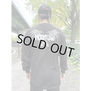 画像4: 送料無料 Lサイズ限定1枚のみ minos / X Palm Tree 長袖Tシャツ ブラック