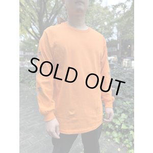 画像8: 送料無料 Lサイズ限定1枚のみ minos / X Palm Tree 長袖Ｔシャツ オレンジ