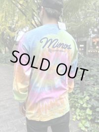 送料無料 minos / LS Taco De Minos タイダイ 長袖Ｔシャツ パステル