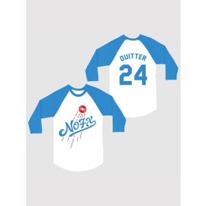 画像10: 送料無料 NOFX "Final Tour Last Merch" / Los Dodgers ラグラン七分Tシャツ (made in USA)