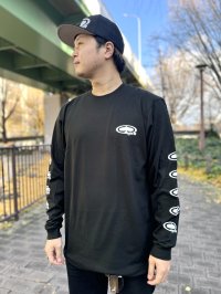 SRH / NEW SPADE CLASSIC SMALL LOGOS 長袖Tシャツ BLACK
