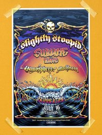 SUBLIME DJ PRODUCT 買い付けアイテム 6枚限定 Slightly Stoopid Summer Time 2023 Tour ポスター (43センチx28センチ)