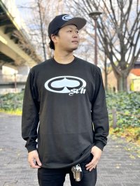 SRH / NEW SPADE CLASSIC 長袖Tシャツ BLACK