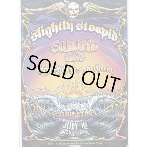 画像2: 2000円OFF SUBLIME DJ PRODUCT 買い付けアイテム ラスト3枚で終了 Slightly Stoopid Summer Time 2023 Tour ポスター (43センチx28センチ)
