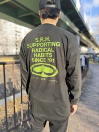 BALL&CHAIN別注スペシャルカラー SRH / Since 91 長袖Tシャツ BLACK